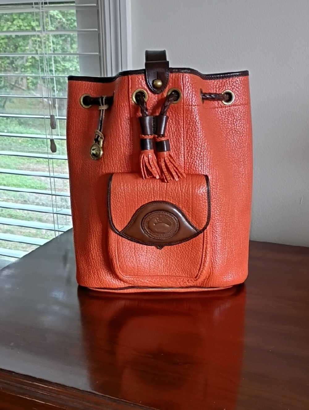 Dooney & Bourke AWL Coral Sling Bag, Late 1990's
